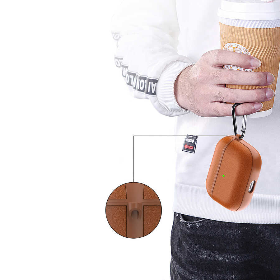 Wiwu Calfskin Airpods 3. Nesil Kılıf - 7