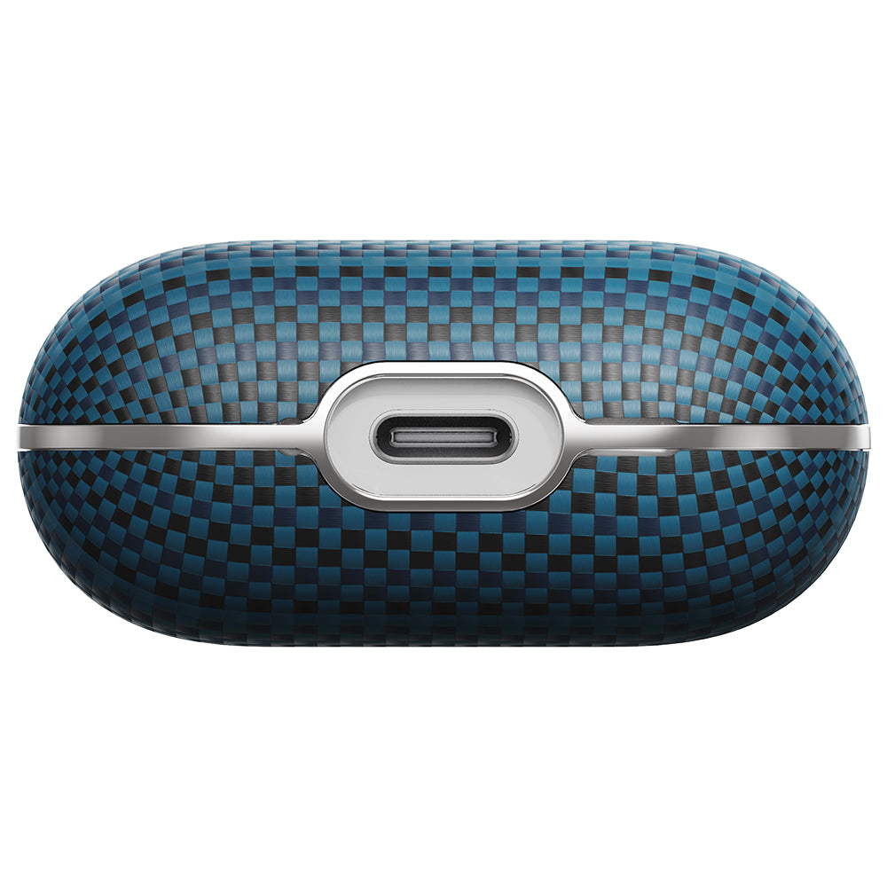 Pitaka Tactile Woven Sunset-Moonrise Serisi Airpods 4 Aramid Fiber Sunset Kılıf