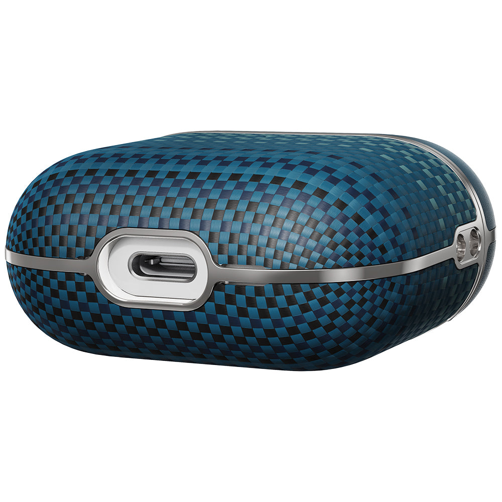 Pitaka Tactile Woven Sunset-Moonrise Serisi Airpods 4 Aramid Fiber Sunset Kılıf
