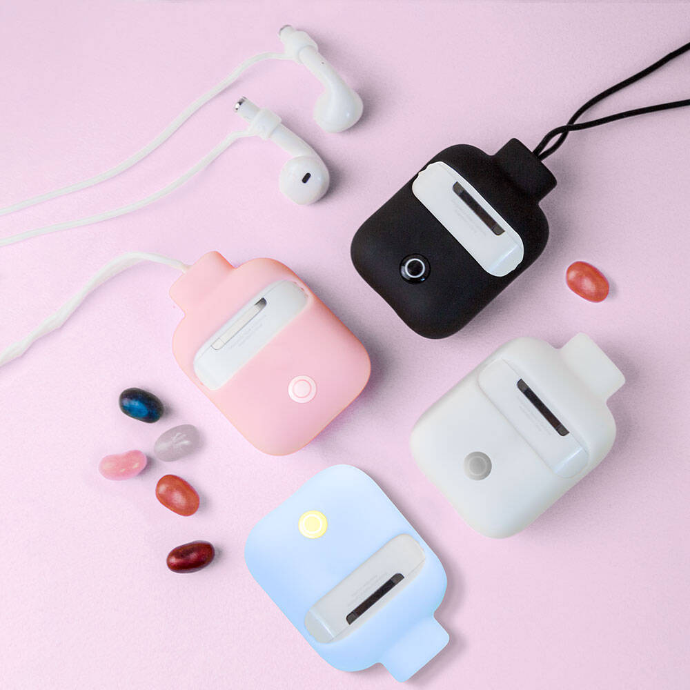 Switcheasy ColorBuddy Airpods Boyun Askılı Jelly Bean Tasarımlı Lisanslı Kılıf
