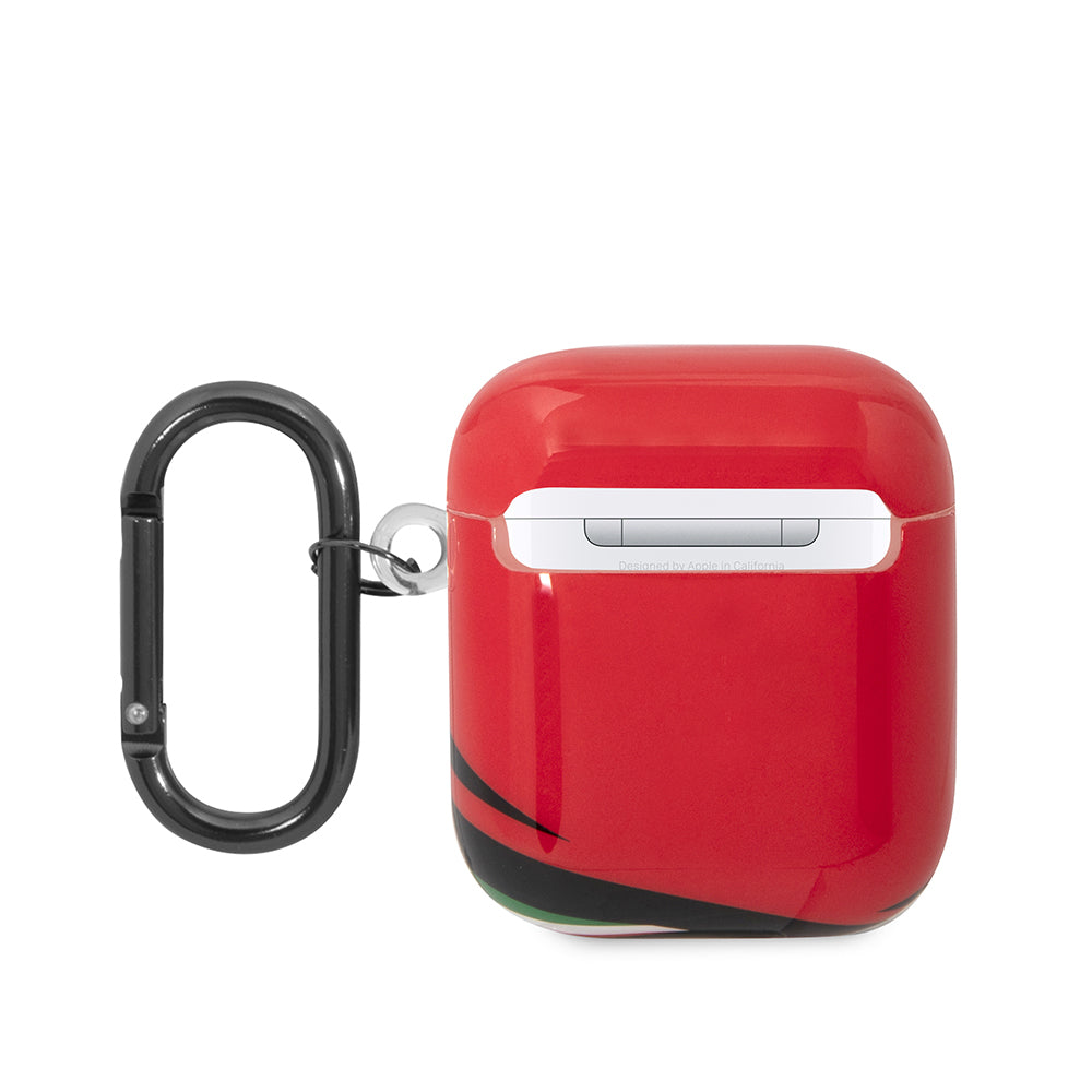 Ferrari Airpods Orjinal Lisanslı IML Baskılı Klasik Logolu TPU Kılıf