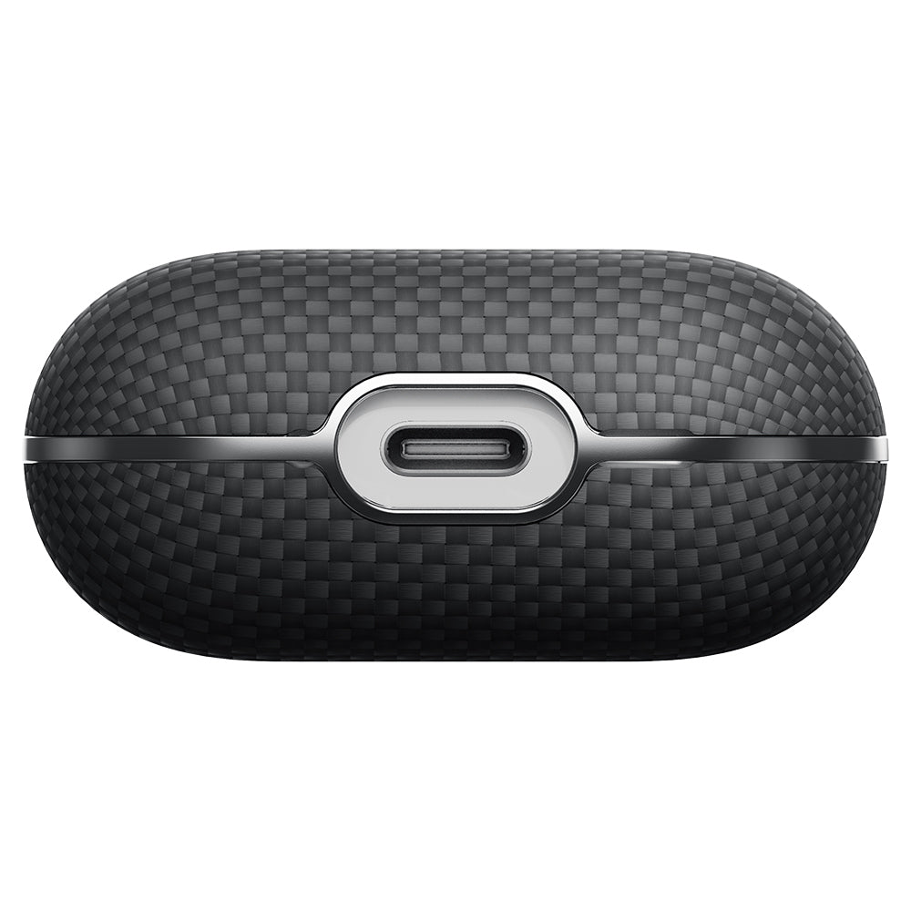 Pitaka Ultra-Slim Classic Serisi Airpods Pro 2 1500D Aramid Fiber Black-Grey Twill Kılıf