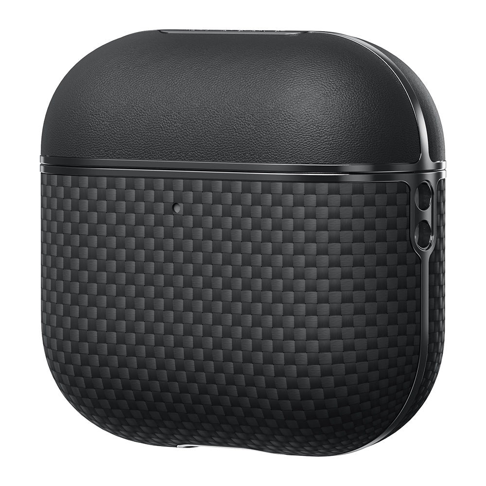 Pitaka Ultra-Slim Classic Serisi Airpods Pro 2 1500D Aramid Fiber Black-Grey Twill Kılıf
