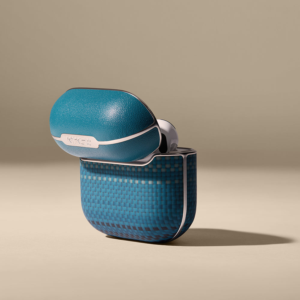Pitaka Tactile Woven Sunset-Moonrise Serisi Airpods Pro 2 Aramid Fiber Sunset Kılıf