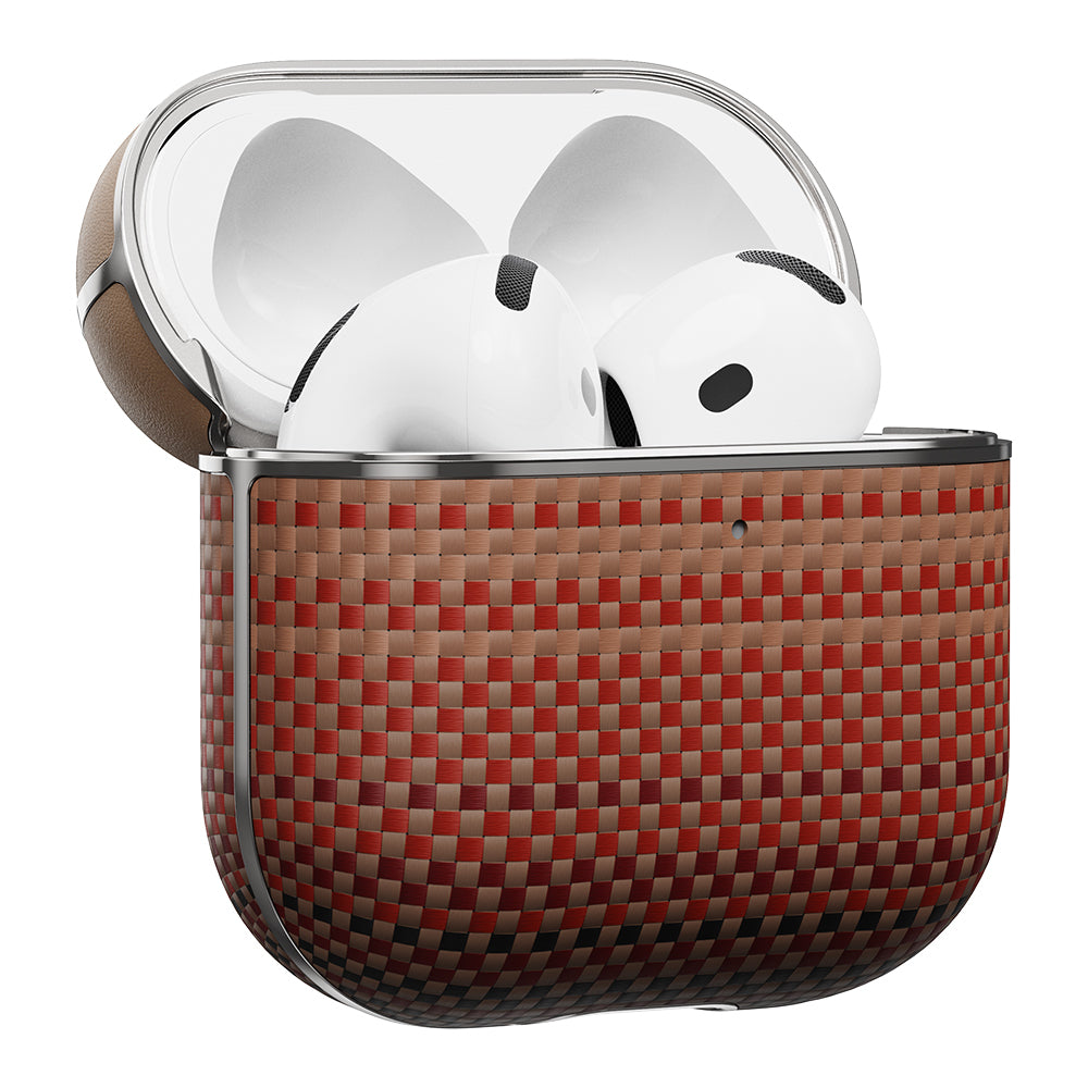 Pitaka Tactile Woven Sunset-Moonrise Serisi Airpods Pro 2 Aramid Fiber Sunset Kılıf
