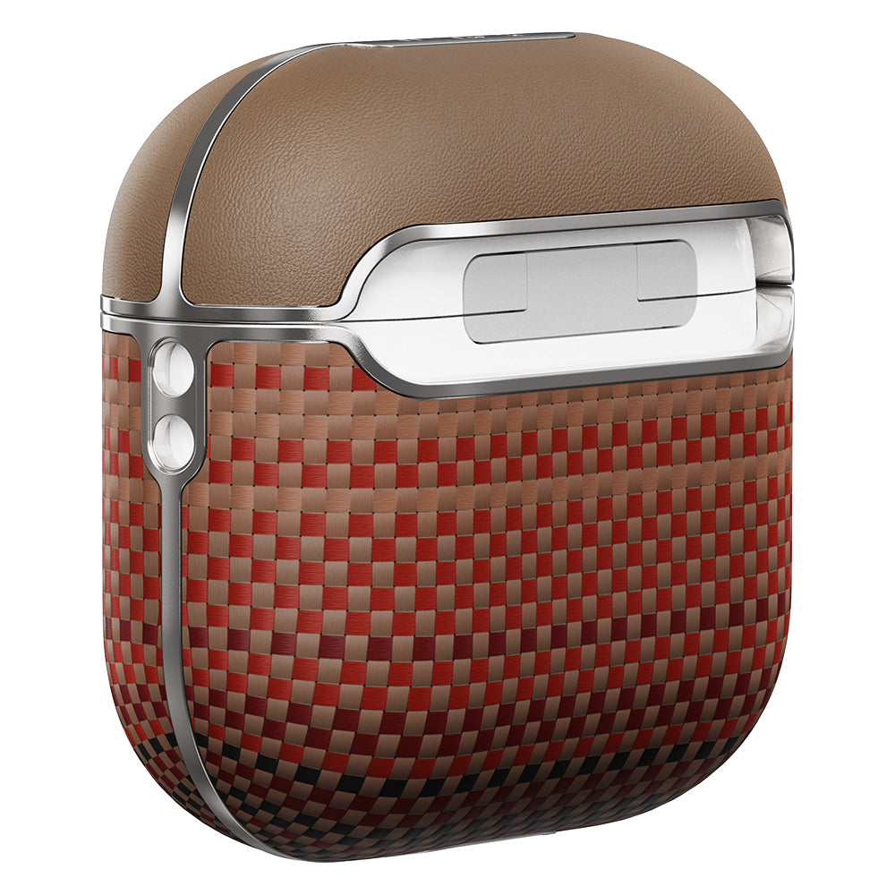 Pitaka Tactile Woven Sunset-Moonrise Serisi Airpods Pro 2 Aramid Fiber Sunset Kılıf