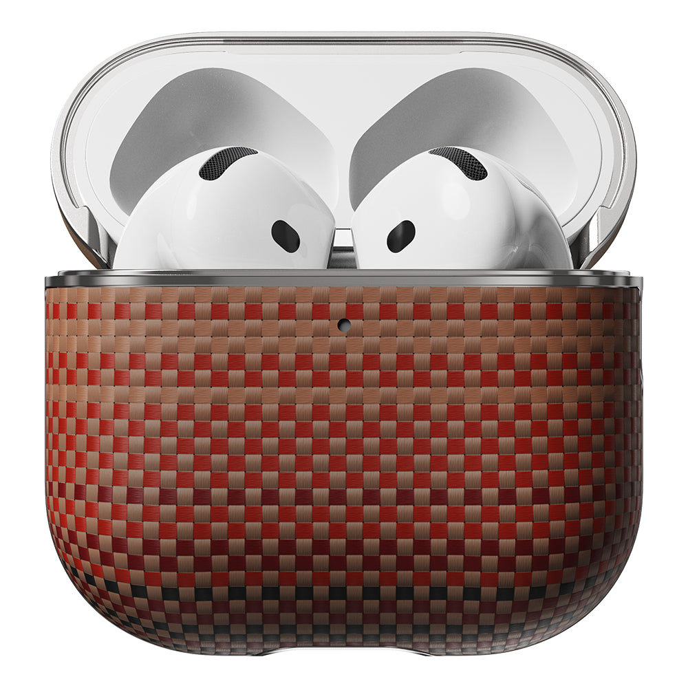 Pitaka Tactile Woven Sunset-Moonrise Serisi Airpods Pro 2 Aramid Fiber Sunset Kılıf