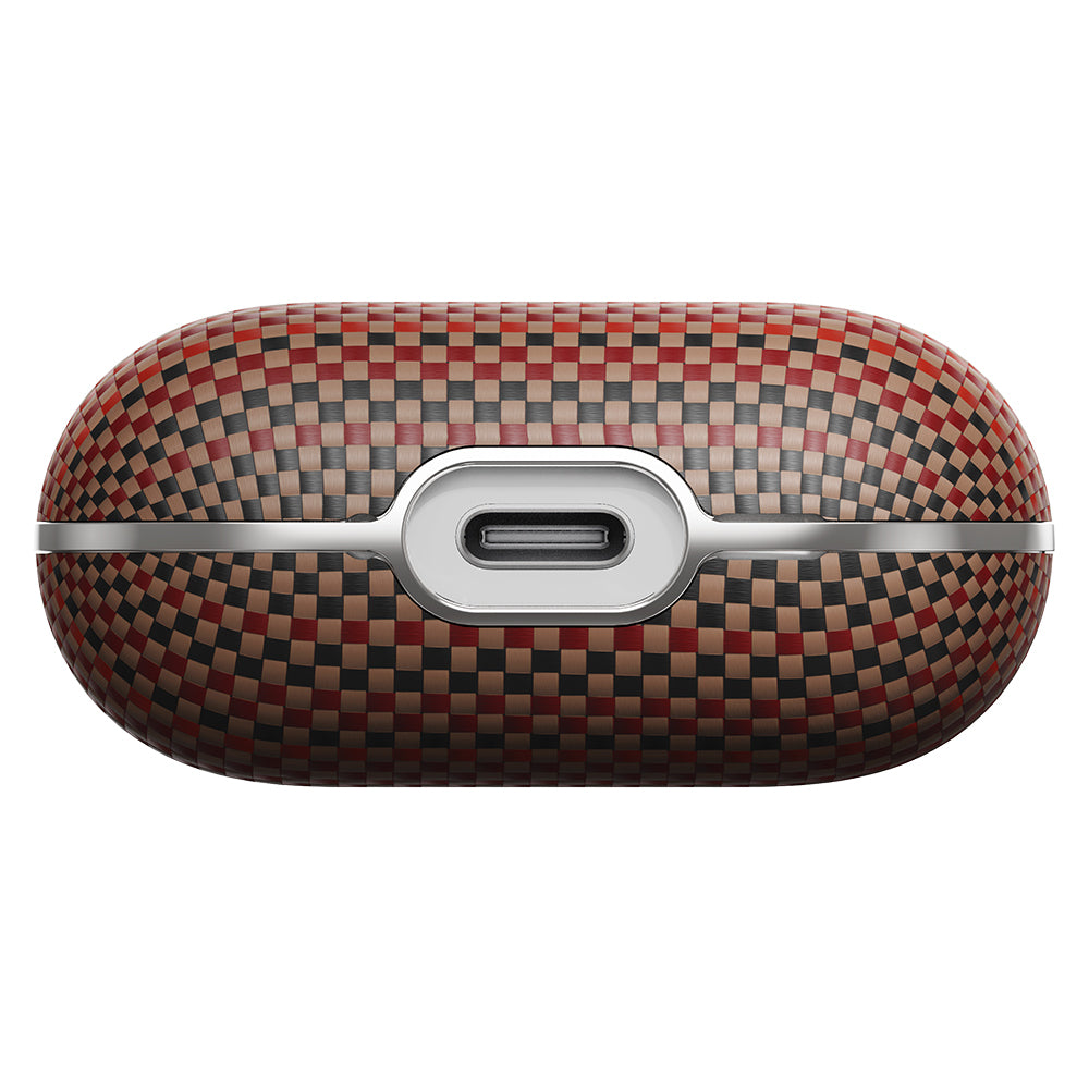 Pitaka Tactile Woven Sunset-Moonrise Serisi Airpods Pro 2 Aramid Fiber Sunset Kılıf