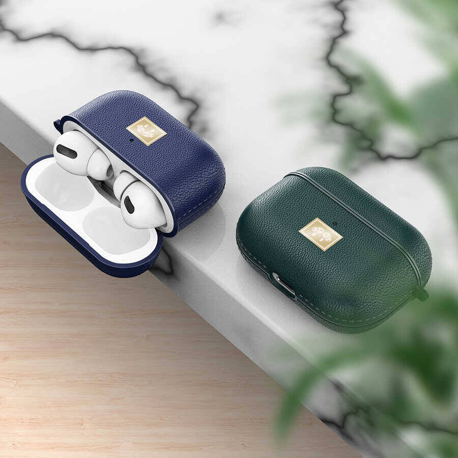 Wlons Airpods Pro 2 Deri Görünümlü Askı Aparatlı Kılıf