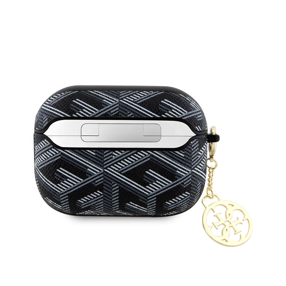 Guess Airpods Pro 2 Orjinal Lisanslı G Cube Desenli 4G Süs Zincirli Kılıf