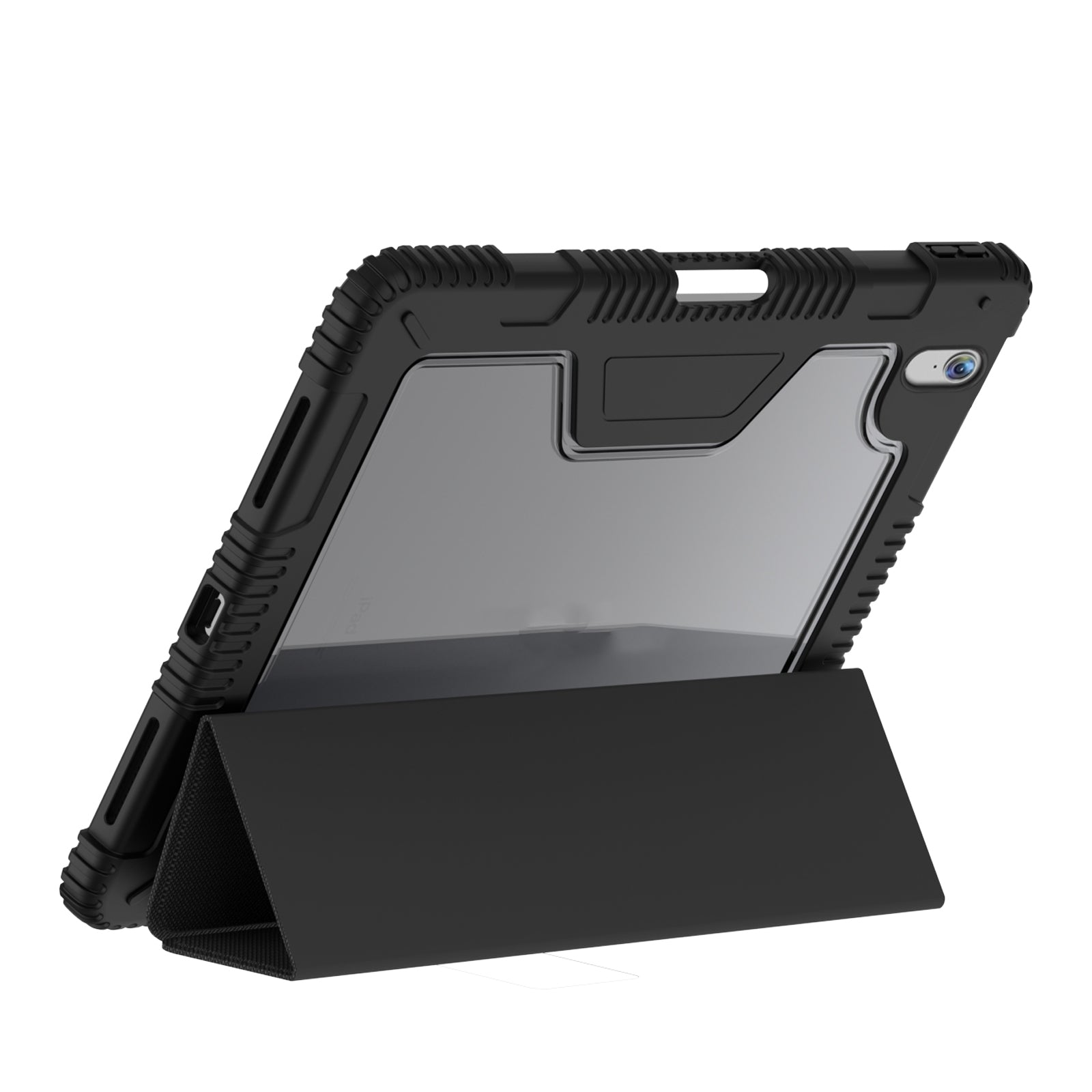 Raptic Armor Serisi iPad 10.9 2022 (10.Nesil) Airbagli Katlanabilir Standlı Smart Cover Kılıf