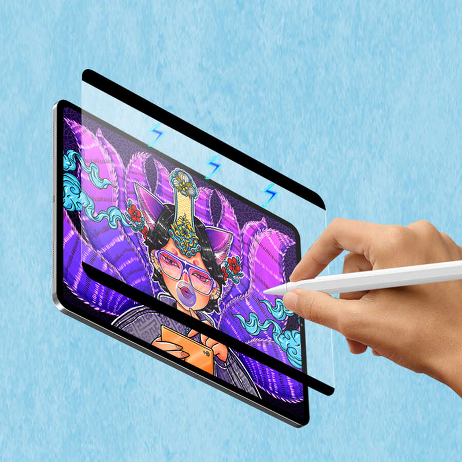 Wiwu Removable iPad Air 5. Nesil Mıknatıslı Tablet Ekran Koruyucu - 12