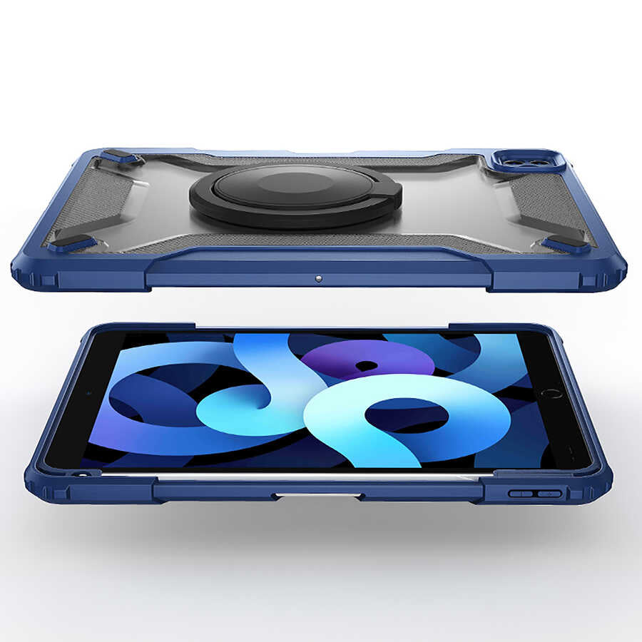 Wiwu Mecha iPad Air 10.9 2020 (4.Nesil) Dönebilen Standlı Tablet Kılıfı - 6