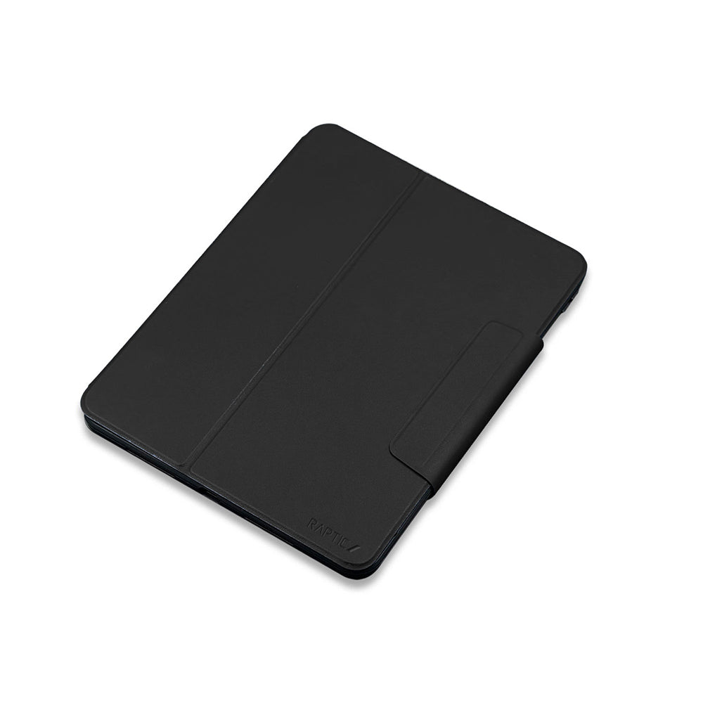 Raptic Spin Detachable Folio iPad Air 11 2025 M3 PU Ayrılabilir Kalem Bölmeli Standlı Kılıf