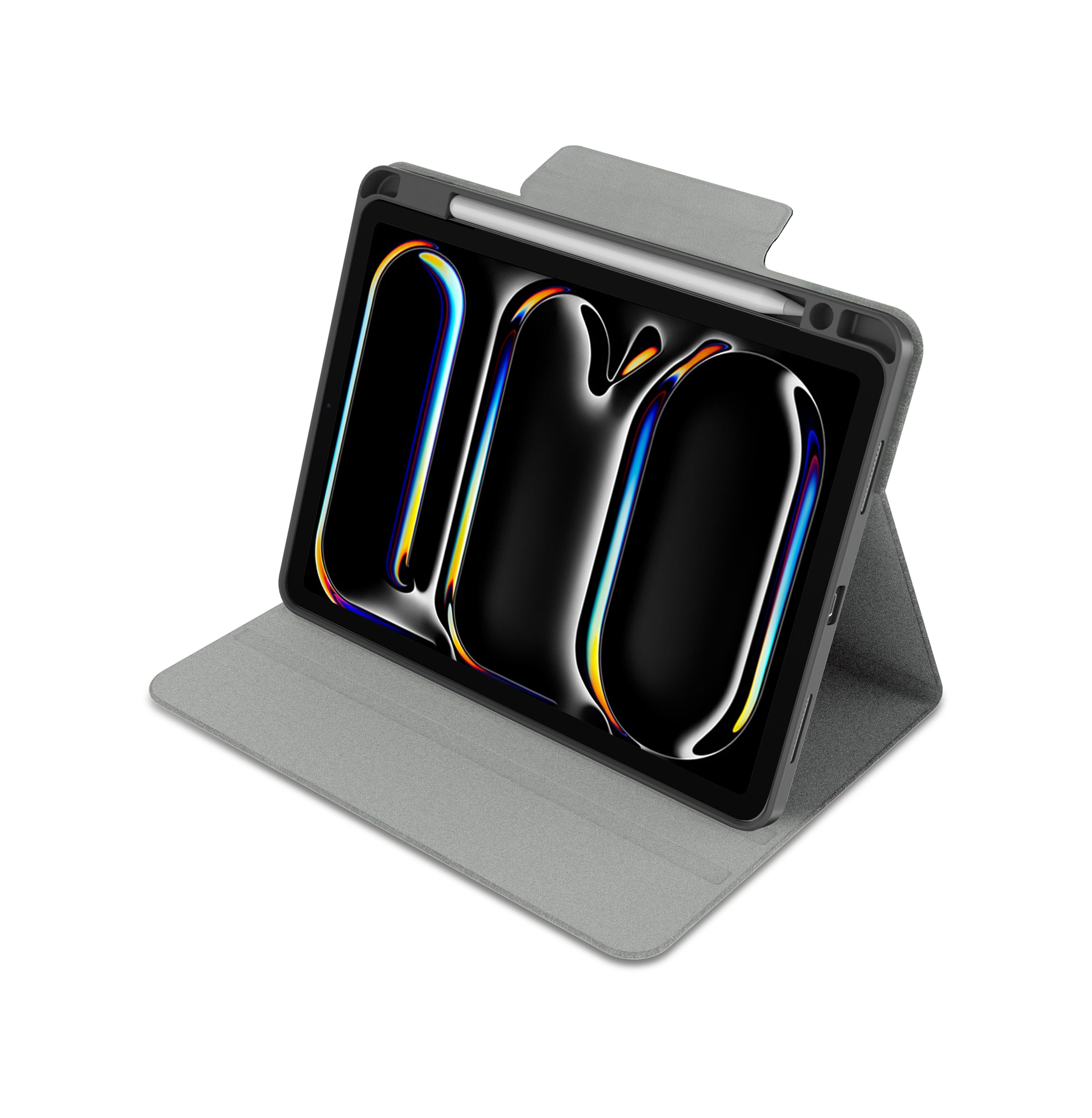 Raptic Spin Detachable Folio iPad Air 11 2025 M3 PU Ayrılabilir Kalem Bölmeli Standlı Kılıf