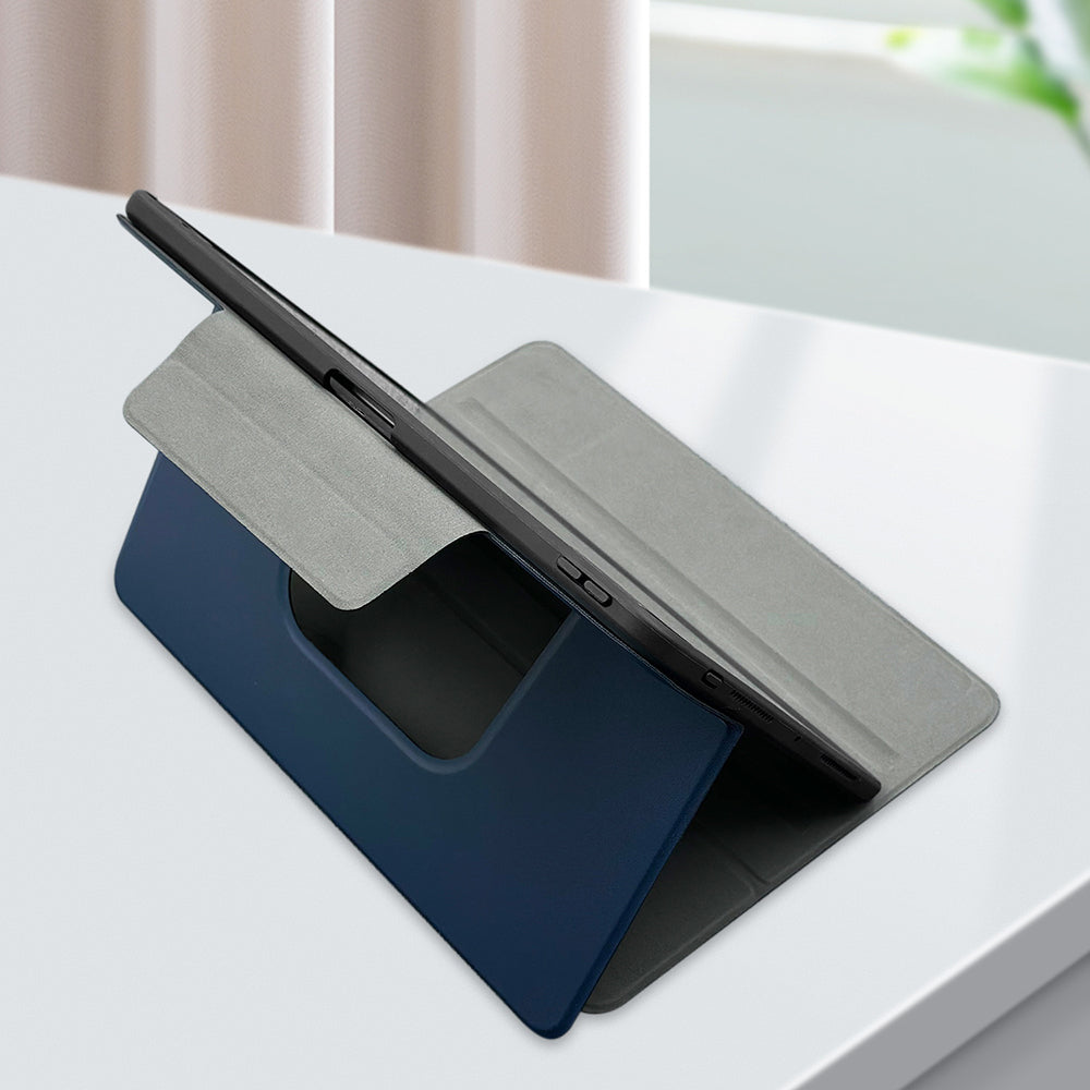 Raptic Spin Detachable Folio iPad Air 11 2025 M3 PU Ayrılabilir Kalem Bölmeli Standlı Kılıf