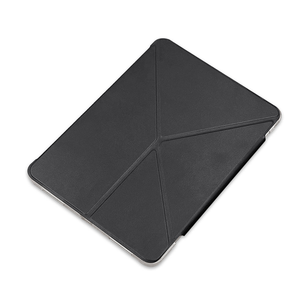 Raptic Clear Folio iPad Air 13 2025 M3 Airbagli Şeffaf Kılıflı Katlanabilir Standlı Kılıf