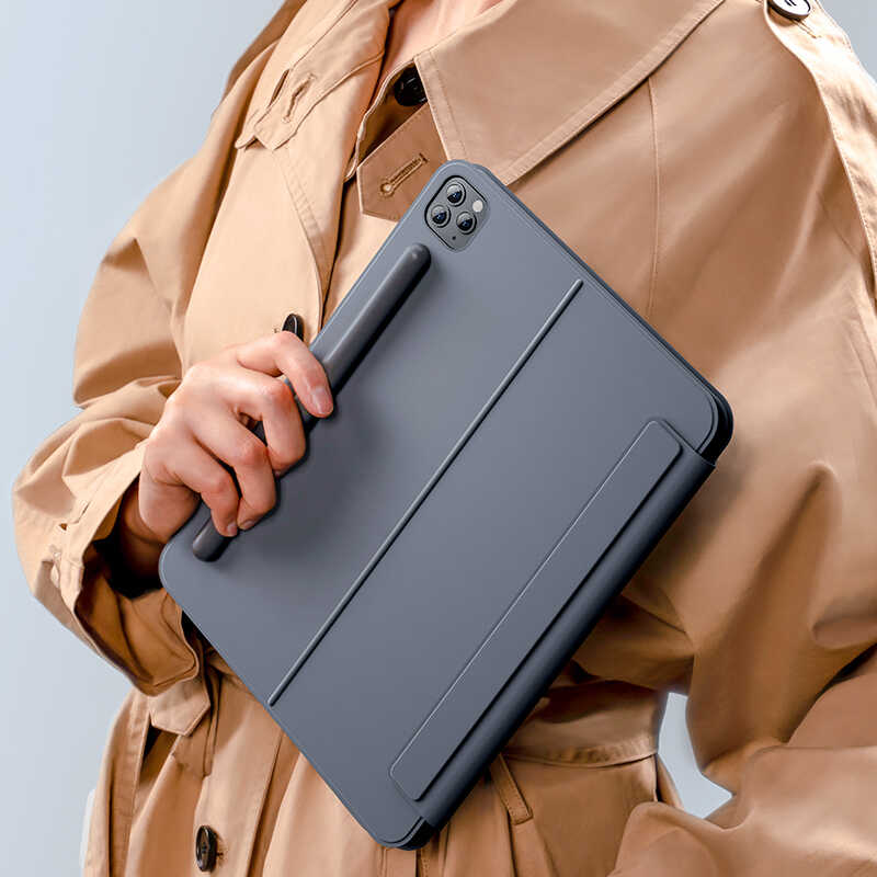 Benks KB01 iPad Pro 11 2018 (1. Nesil) Kablosuz Klavyeli Tablet Kılıfı - 10