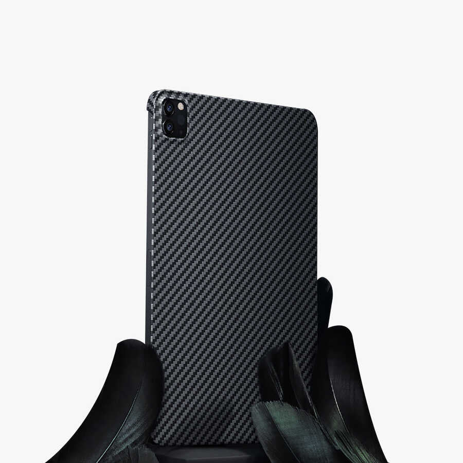 Benks Essential Kevlar iPad Pro 11 2020 (2.Nesil) Kılıf Karbon Fiber Tablet Kılıfı - 8