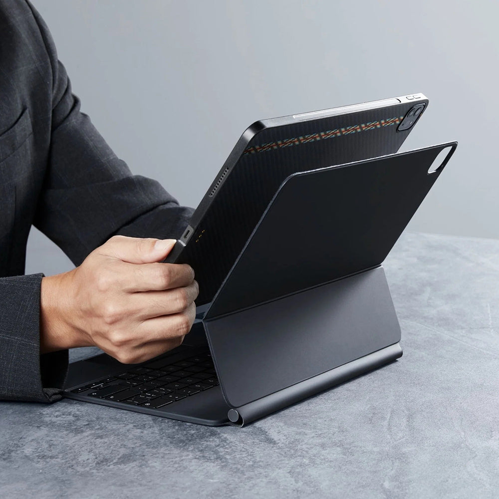 Pitaka Ultra-Slim Classic Serisi iPad Pro 11 2021 (3.Nesil) Aramid Fiber Tablet Kılıfı