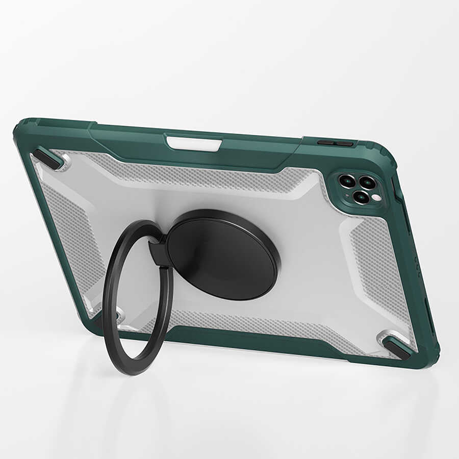 Wiwu Mecha iPad Pro 11 2021 (3.Nesil) Dönebilen Standlı Tablet Kılıfı - 4