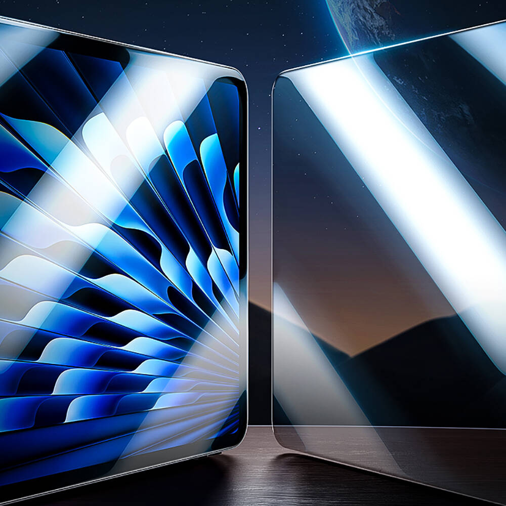 Benks King Kong iPad Pro 11 2024 Eğimli Kenar Oleofobik Özellikli Temperli Cam Ekran Koruyucu