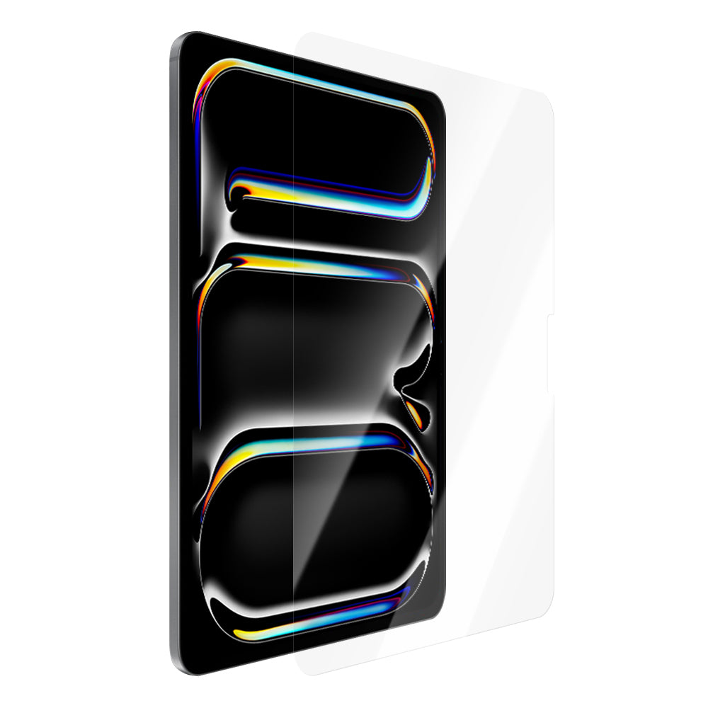 CaseWorld Steel Shield Serisi iPad Pro 11 2024 Temperli Cam Ekran Koruyucu + Uygulama Aparatı