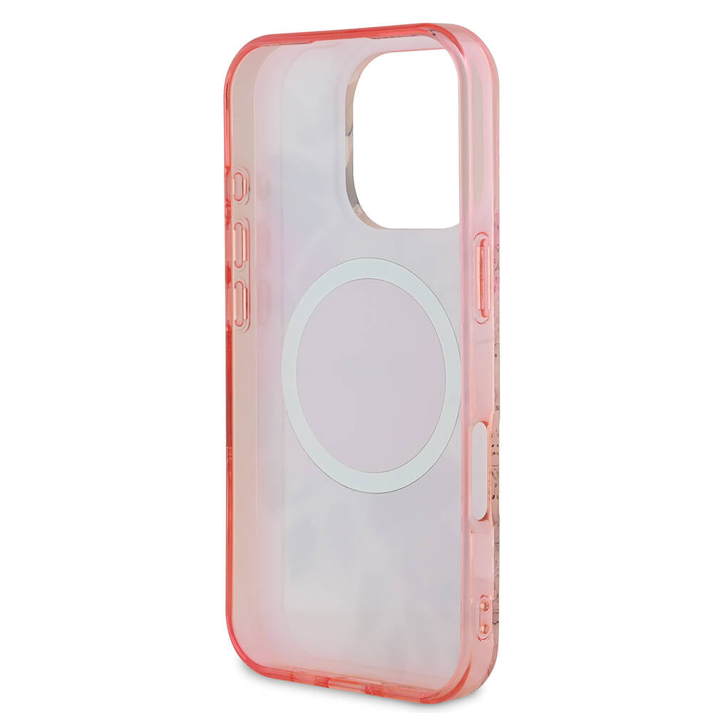Guess iPhone 16 Pro Max Orjinal Lisanslı Magsafe Flower Tonal Circle Telefon Kılıfı-9
