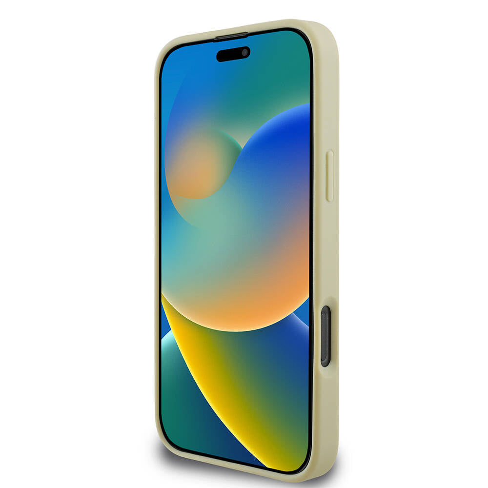 Guess iPhone 16 Pro Max Orjinal Lisanslı 4G Büyük Metal Logolu Glitter Telefon Kılıfı-14