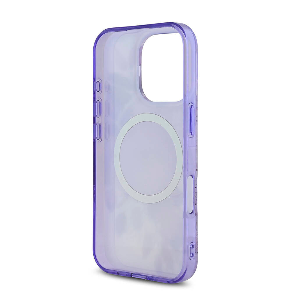 Guess iPhone 16 Pro Max Orjinal Lisanslı Magsafe Flower Tonal Circle Telefon Kılıfı-16