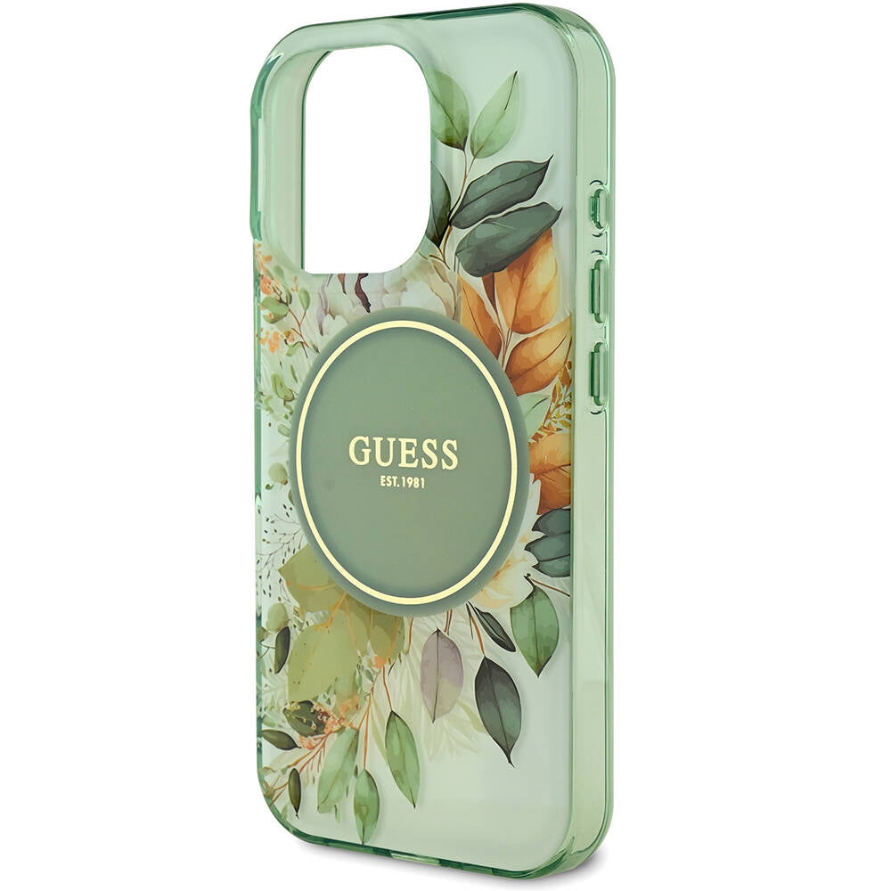 Guess iPhone 16 Pro Max Orjinal Lisanslı Magsafe Flower Tonal Circle Telefon Kılıfı-22