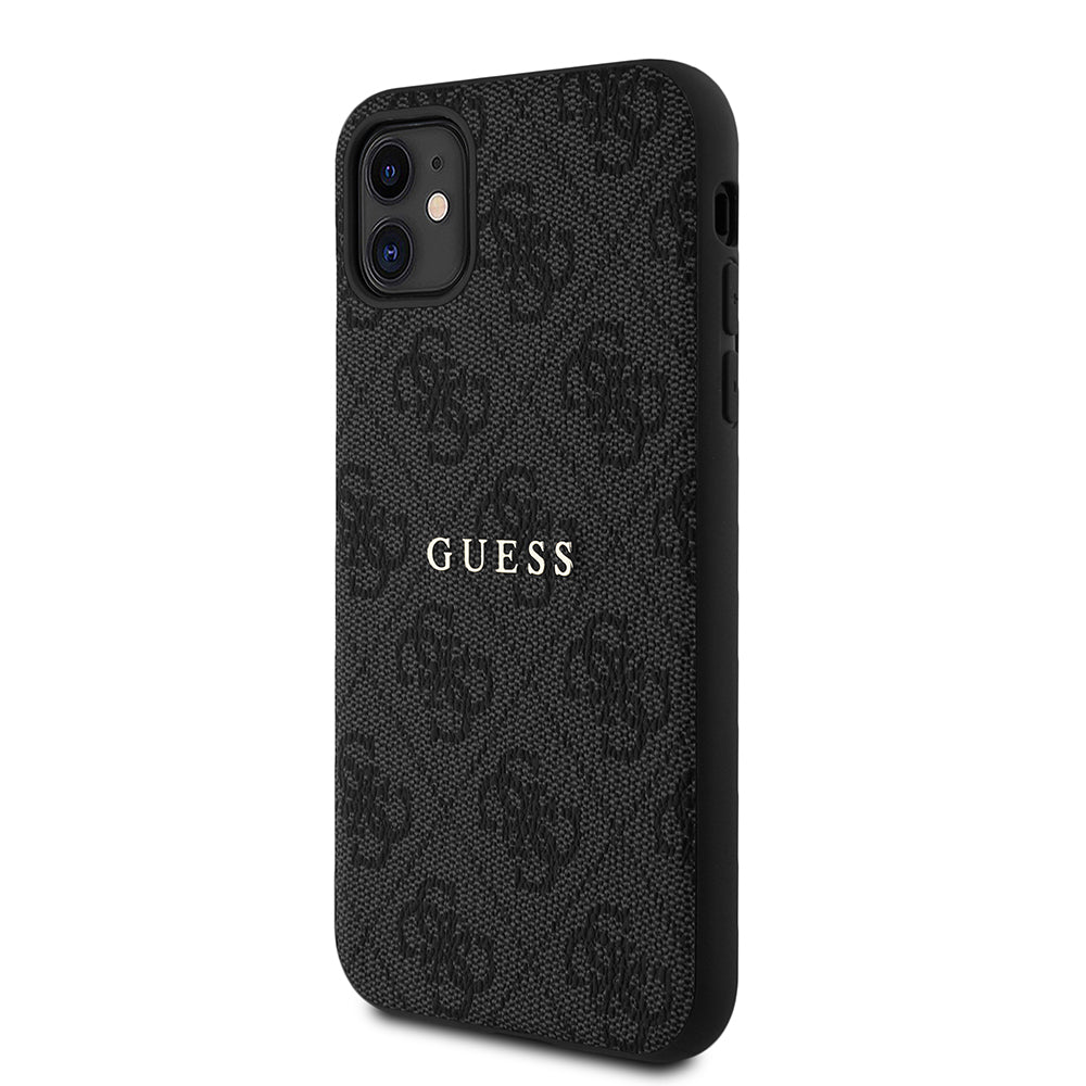Guess iPhone 11 Orjinal Lisanslı 4G Desen Yazı Logolu Kılıf