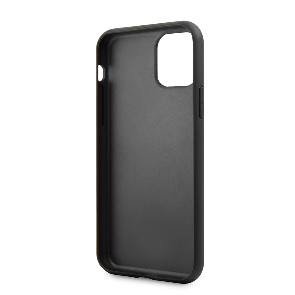 Karl Lagerfeld iPhone 11 Kılıf PU Suni Deri Karl Dizayn Telefon Kılıfı - 4
