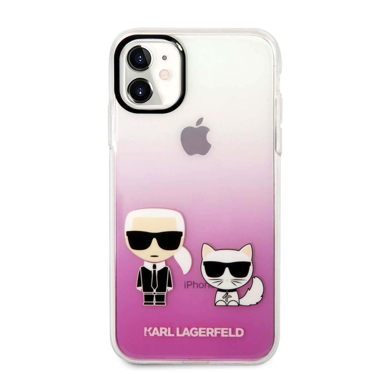 Karl Lagerfeld iPhone 11 Kılıf Sert TPU K&C Dizayn Telefon Kılıfı - 8