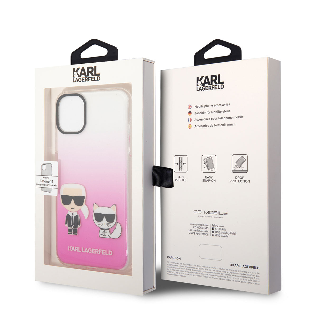 Karl Lagerfeld iPhone 11 Kılıf Sert TPU K&C Dizayn Telefon Kılıfı - 12