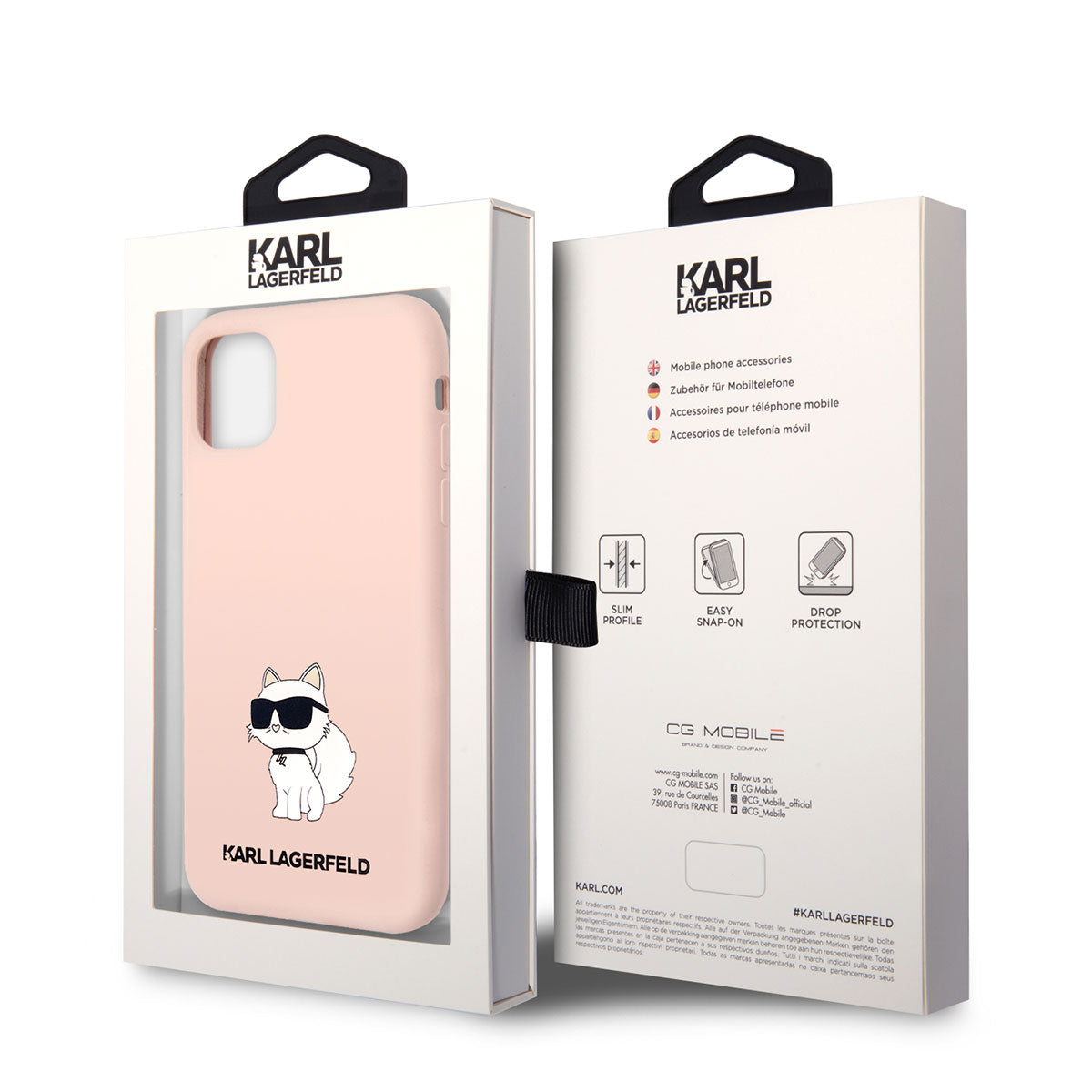 Karl Lagerfeld iPhone 11 Kılıf Silikon Choupette Dizayn Telefon Kılıfı - 3