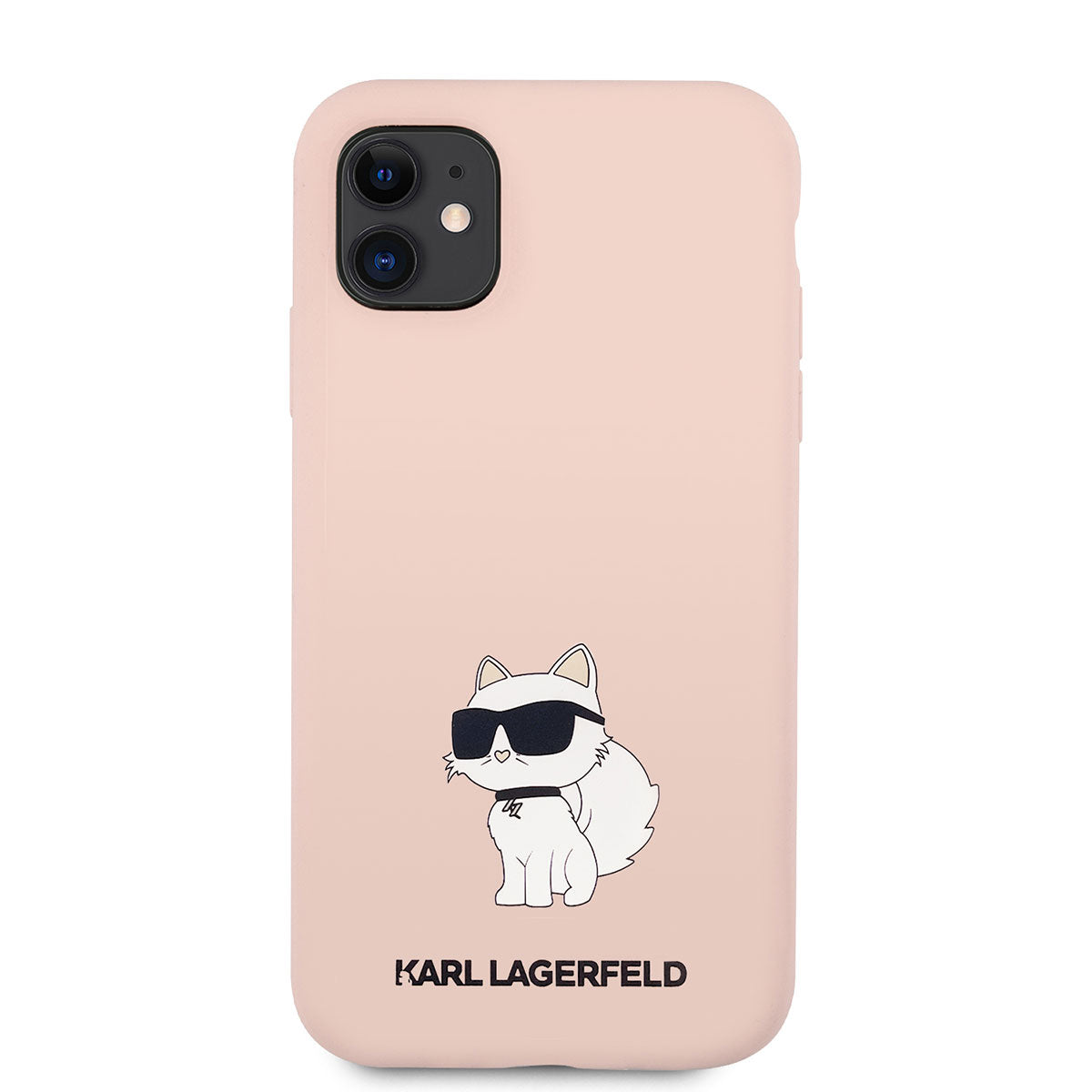 Karl Lagerfeld iPhone 11 Kılıf Silikon Choupette Dizayn Telefon Kılıfı - 5