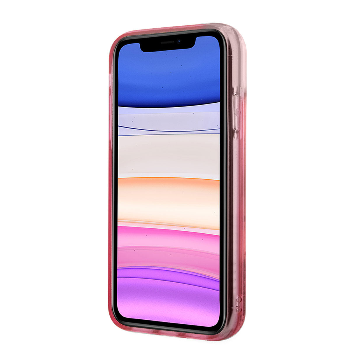 Karl Lagerfeld iPhone 11 Kılıf Sıvılı Simli Dizayn Telefon Kılıfı - 2