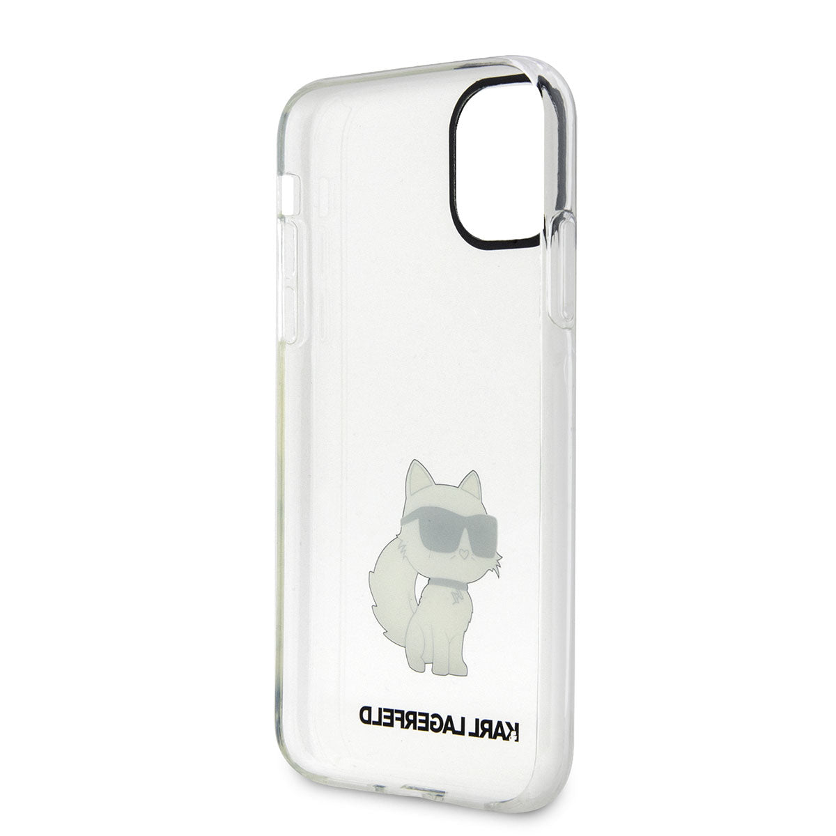Karl Lagerfeld iPhone 11 Kılıf Transparan Choupette Dizayn Kapak - 2