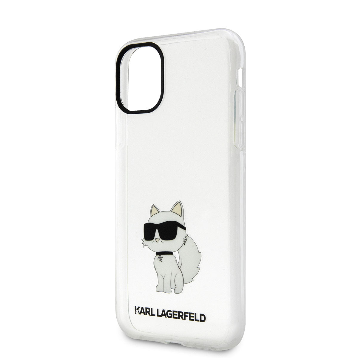 Karl Lagerfeld iPhone 11 Kılıf Transparan Choupette Dizayn Kapak - 7