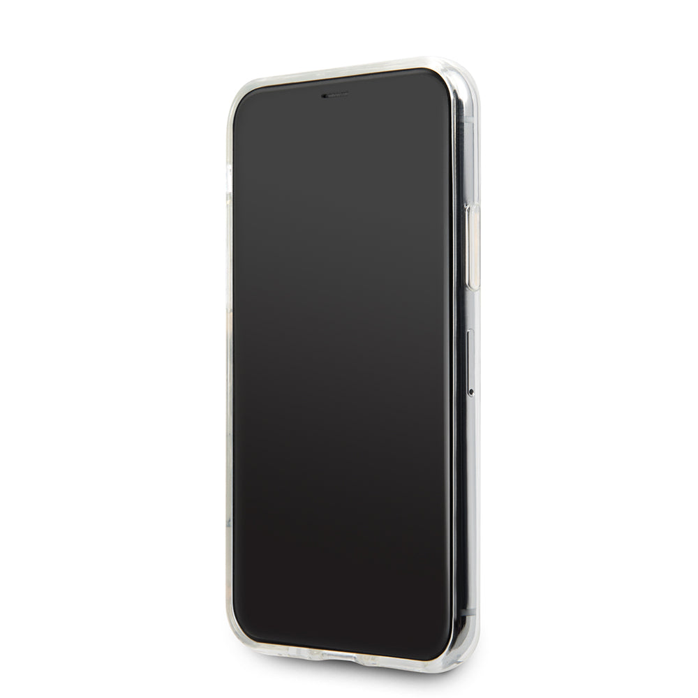 Karl Lagerfeld iPhone 11 Kılıf Yarı Transparan Karl Dizayn Telefon Kılıfı - 6