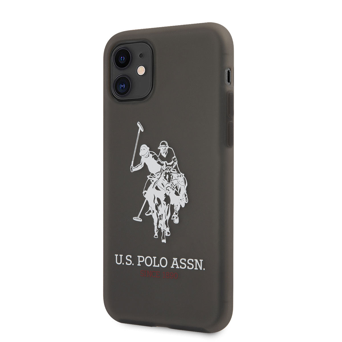 U.S. Polo Assn. iPhone 11 Transparan Silikon Büyük Logo Dizayn Kapak - 4