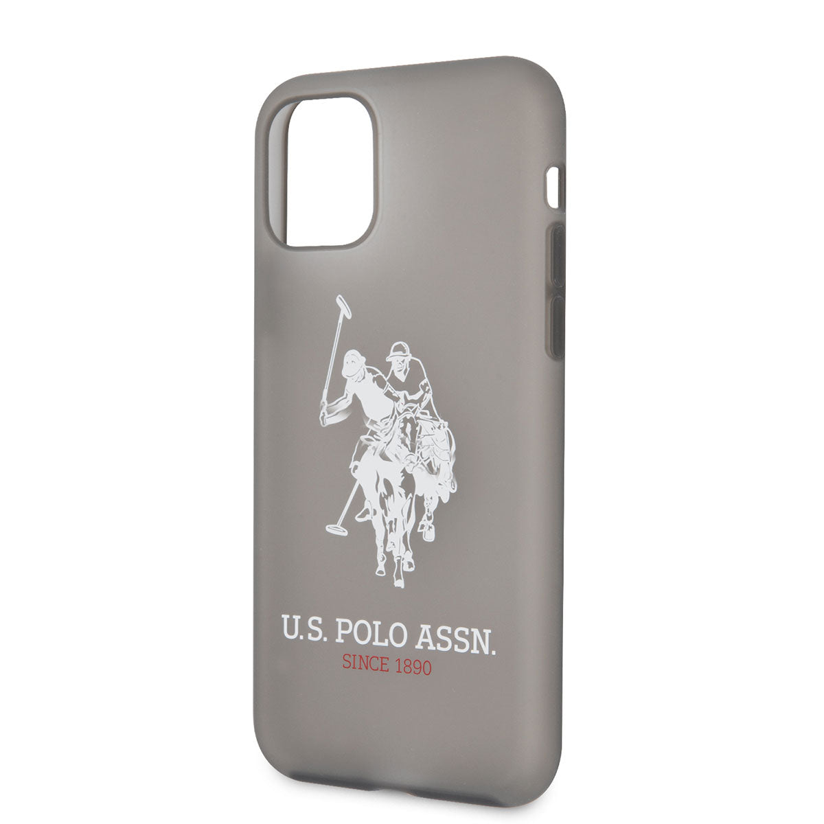 U.S. Polo Assn. iPhone 11 Transparan Silikon Büyük Logo Dizayn Kapak - 5