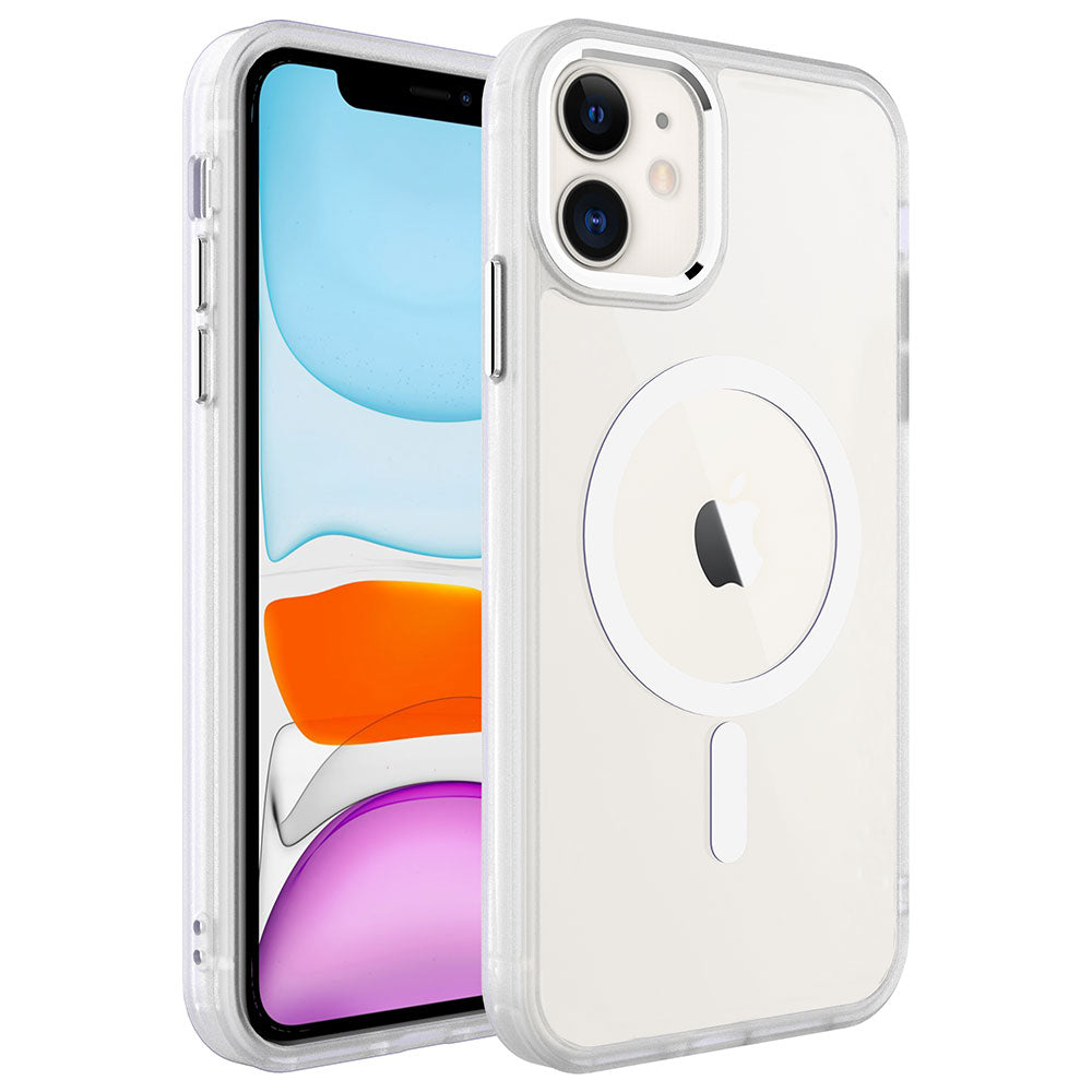 Cepax Chrome Magsafe iPhone 11 Kablosuz Şarj Özellikli Silikon Telefon Kılıfı - 6