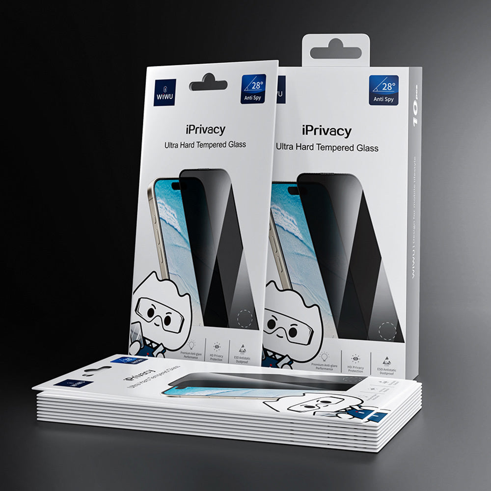 Wiwu GT-015 iPhone 11 Oleofobik Darbeye Karşı Dayanıklı Temperli Ekran Koruyucu 10'lu Paket