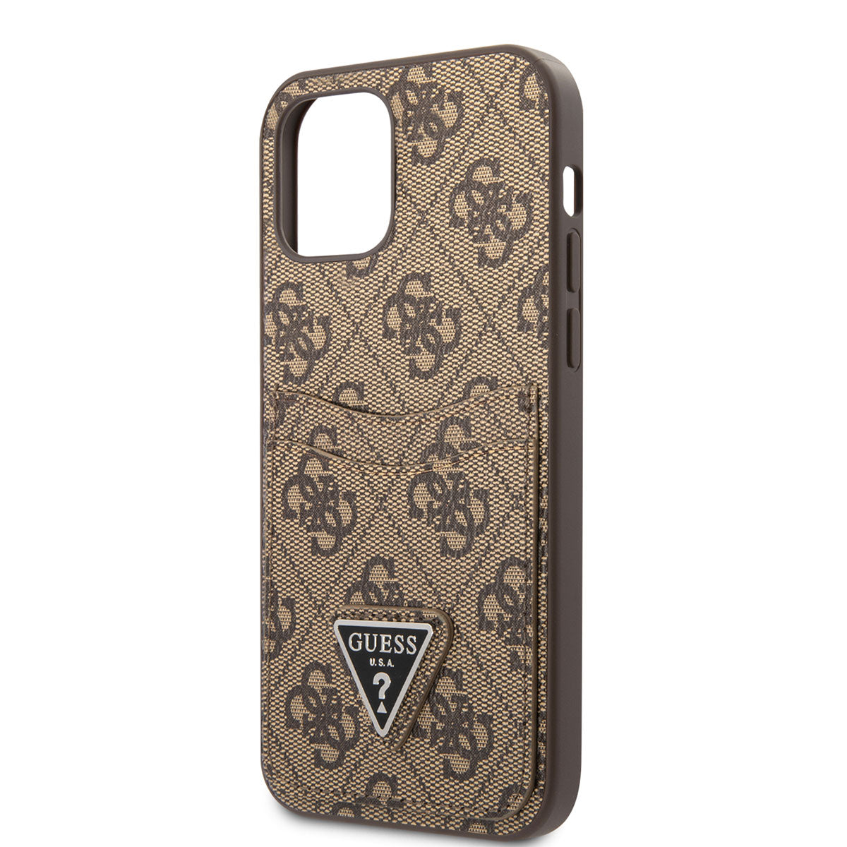 Guess iPhone 12 Kılıf Çift Kart Bölmeli Telefon Kılıfı - 9