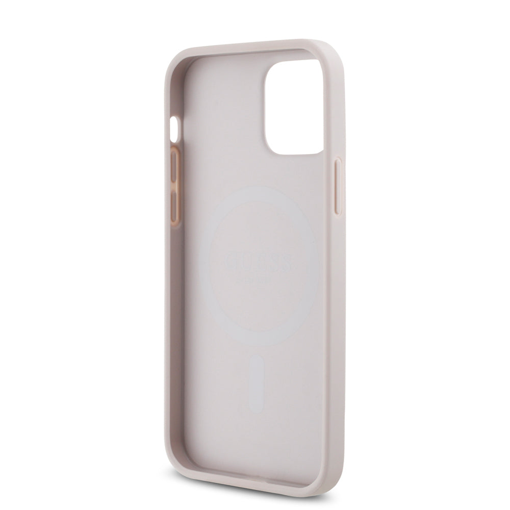 Guess iPhone 12 Pro Orjinal Lisanslı M-safe Şarj Özellikli Small 4G Classic Kılıf