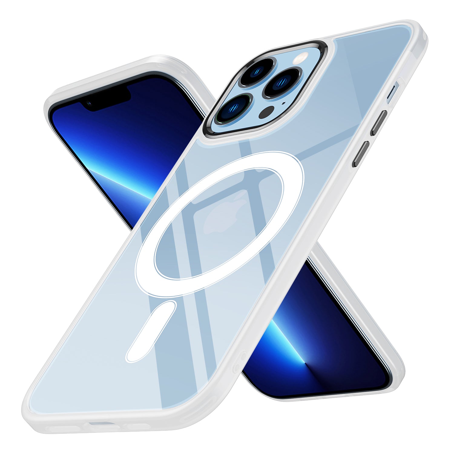 Cepax Chrome Magsafe iPhone 12 Pro Max Kablosuz Şarj Özellikli Silikon Telefon Kılıfı - 15