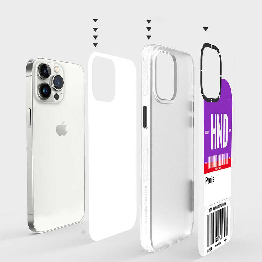 YoungKit Any Time Trip Serisi iPhone 12 Pro Max Telefon Kılıfı - 10