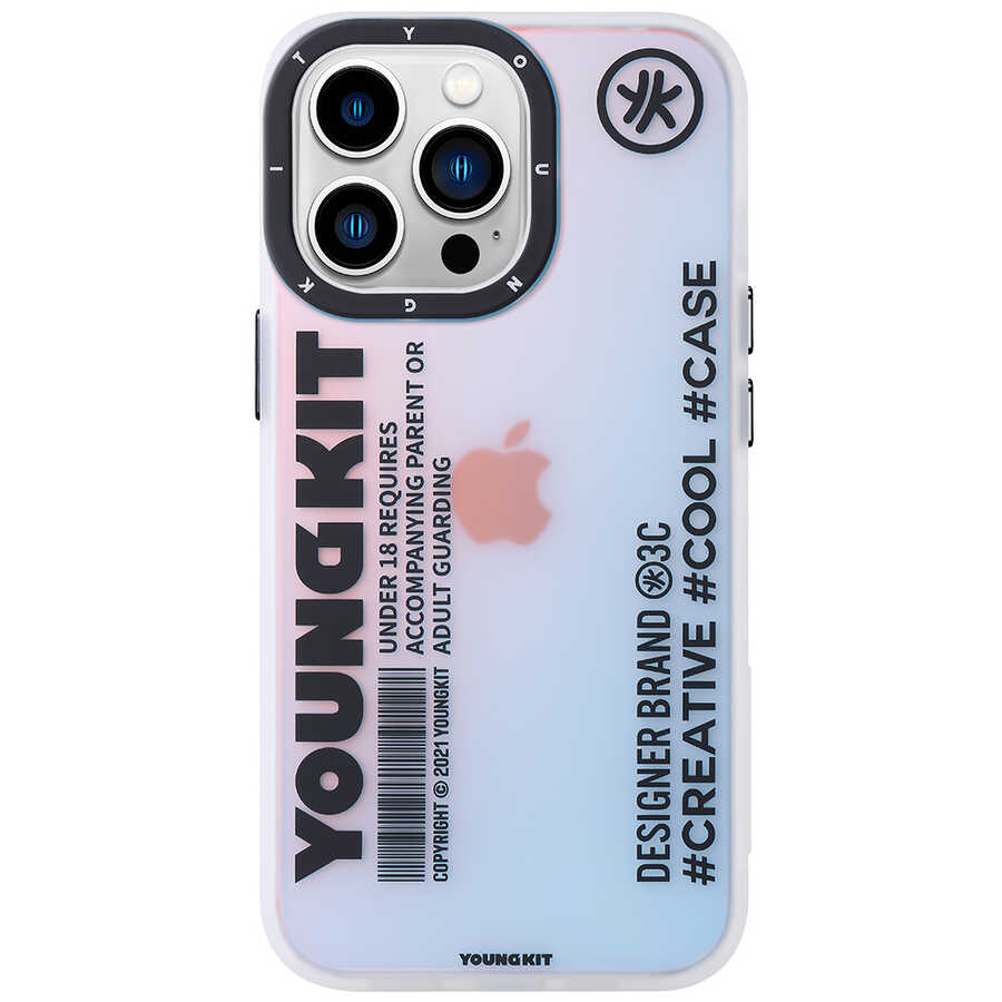 YoungKit Fashion Culture Time Serisi iPhone 12 Pro Max Telefon Kılıfı - 15